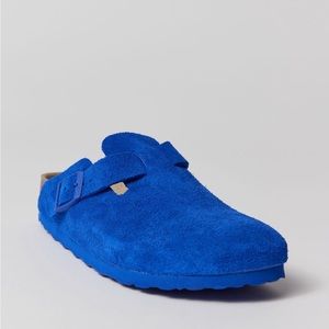 Ultra blue Boston Birkenstocks